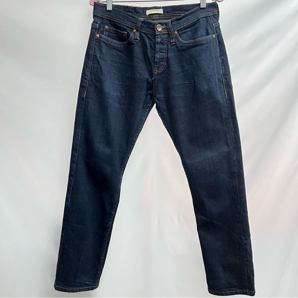 Size 30 - Unbranded UB222 tapered 11oz selvedge denim  - stretch - raw